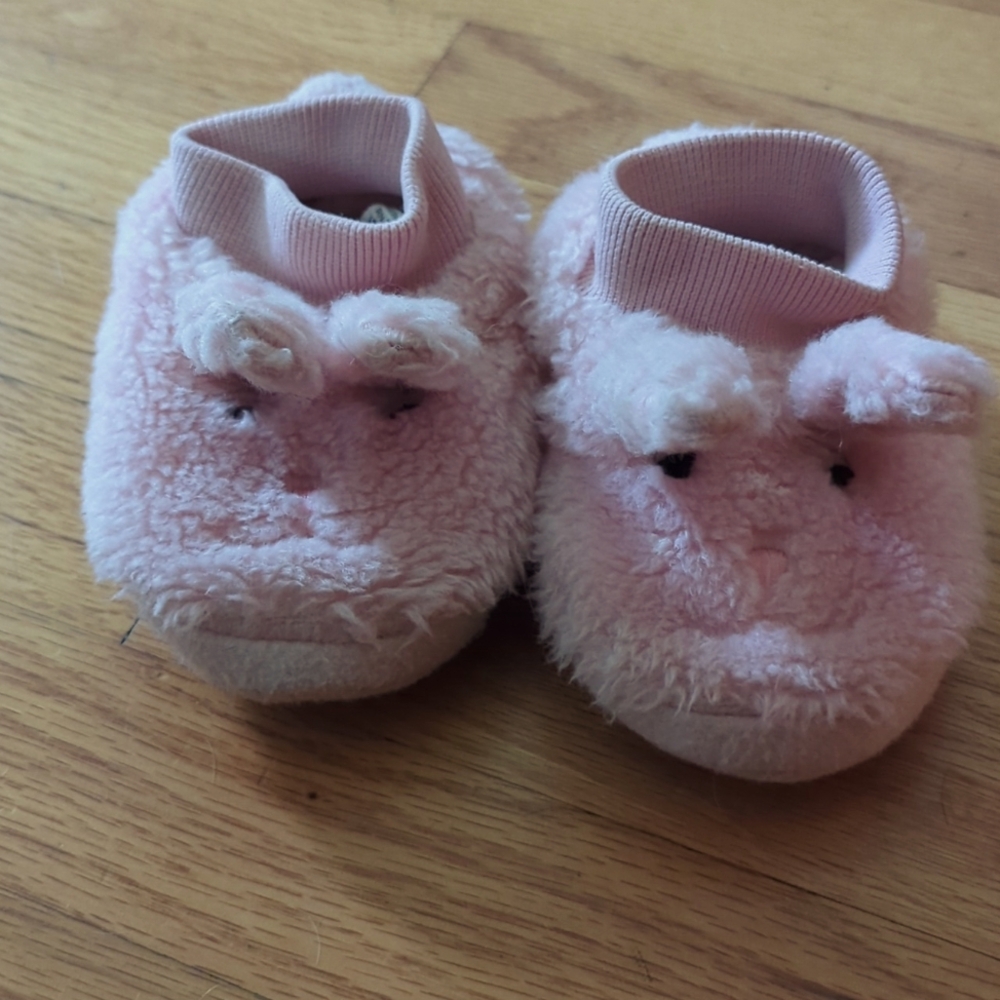 LL Bean Baby Toddler Bunny Slippers